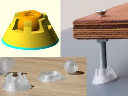 Ball joint leveling feet (M5) / tilting adjustable foot