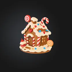 Candy Cottage from our Table Top Village Collection