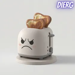 Characters & Creatures STL Download - Sad and Angry Toaster Dropping Burned Toast Funnyby DiErModels