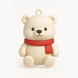 Christmas Teddy Hanging Ornament