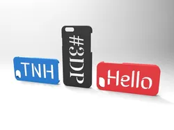Customizable Stencil Font iPhone Case