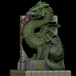 Dragon,Gargoyle Bookend
