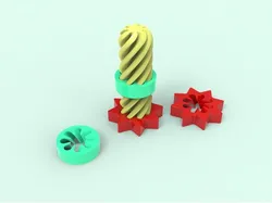 fidget tower spiral