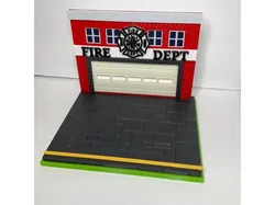 Fire Station Matchbox Display