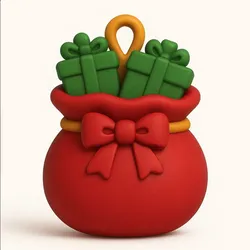 Gift Bag Christmas Ornament