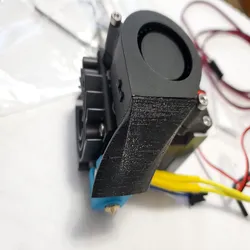 Hemera 4020 parts cooler blower fan mount and nozzle