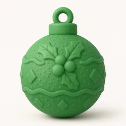 Holly Berry Christmas Bauble