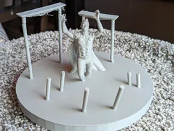 Joel the master of bridges and string tests - Support free model - PRINT IN PLACE