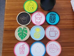Juego de posavasos - Modelo de impresión 3D gratuito