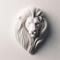 Lion Wall Mount Figurine for Wild Life Decor