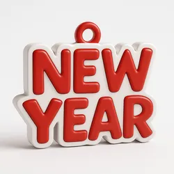 New Year Sign Ornament