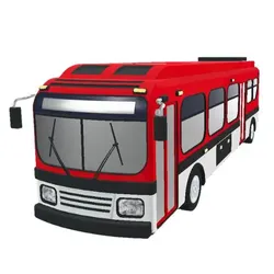 Other STL تنزيل - Red and White Public City Bus 3D Model STL Printable - Usman-3D