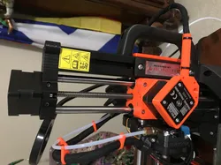 Prusa Mini Plus "X" Axis Servo Motor Cable Support.
