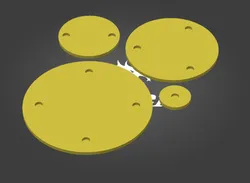 Simple round D&D bases.