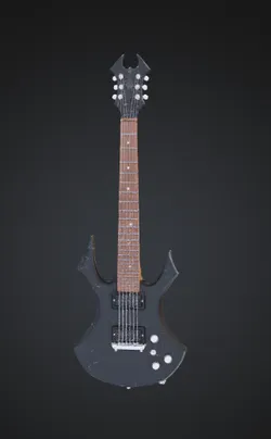 Spiky Electric Guitar