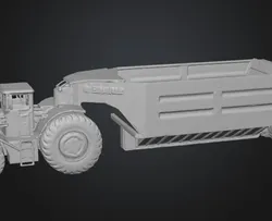Vintage Tractor w/ Belly Dump
