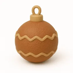 Zigzag Cookie Christmas Ball