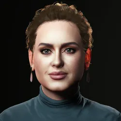 Adele Character Low-poly