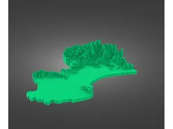 Ahuriri Catchment elevation model