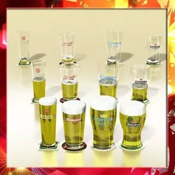 Beer Glass Collection 3D model