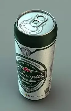 BeerCan 01 3D model