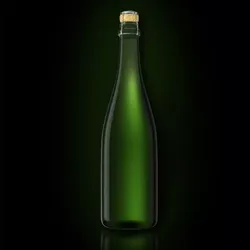 Bottle of Champagne 3D model