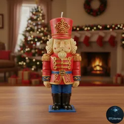 Chibi Nutcracker Candle 3D Printed Mold