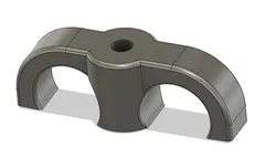 Double 5mm Cable clip