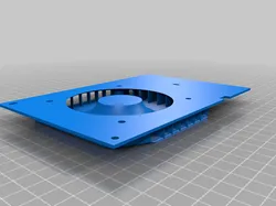 Ender 3 8010 fan mainboard cover silencer