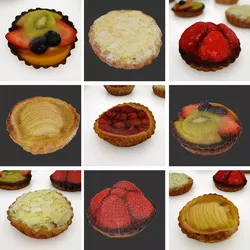 Fruit Cake Pie - 5 Pack Low-poly 3D model