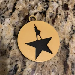 Hamilton Musical Logo Pendant / Necklace / Keychain
