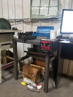interlocking table (no welds needed)