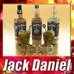 Jack Daniels Collection 3D model