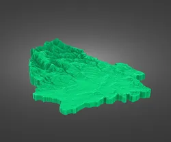 Kakanui Catchment elevation model