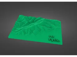 Mt Fyffe elevation model