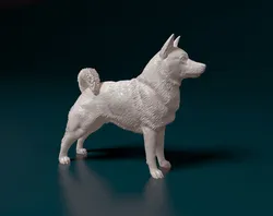 Norwegian Elhound 3D Print Model in Figurines 538196