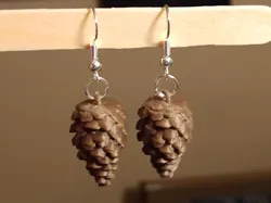 Pine Cone Earrings