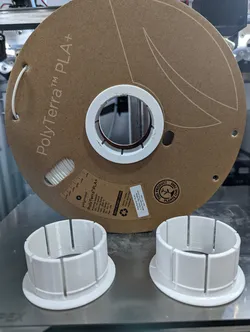 Printable Liner for Cardboard Spools (less friction)