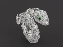 Ring 61179 3D Print Model in Bracelets 537979