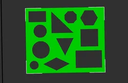 Template geometric