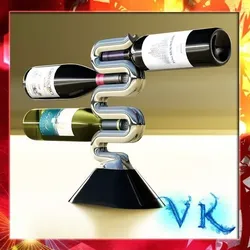 Wine rack 3 3D model