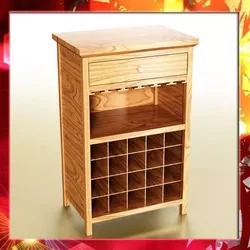 Wine Table Rack 3 3D model