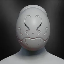 Anti-Magic Mask - Rimuru Tempest Cosplay 3D Print Model in Scans and Replicas 539001