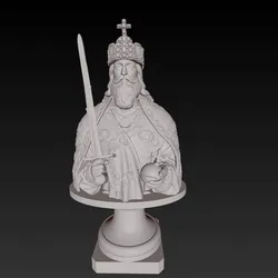 Bust of Charlemagne, Albrecht Dürer