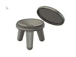 Hidden Compartment Plant Stand/mini stool