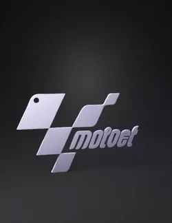 Motoc logo with black racing flag motif and red script text