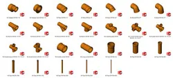 PVC DN160 pipes, bends, branches...