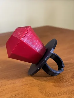 Ring Pop Engagement Ring Proposal Box