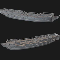 US Frigate USS Essex (2-PACK) (32/36 guns) (1799-1837) & Blender Exporter, AOA-US-10