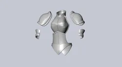 Fairy Tail Erza Scarlet Heart Kreuz Armor Set